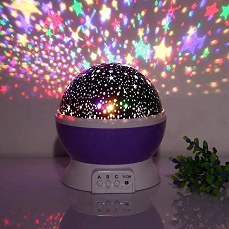 Star Master Dream Rotating Color Changing Projection Lamp Star Light Projector – Big Size (random Color)