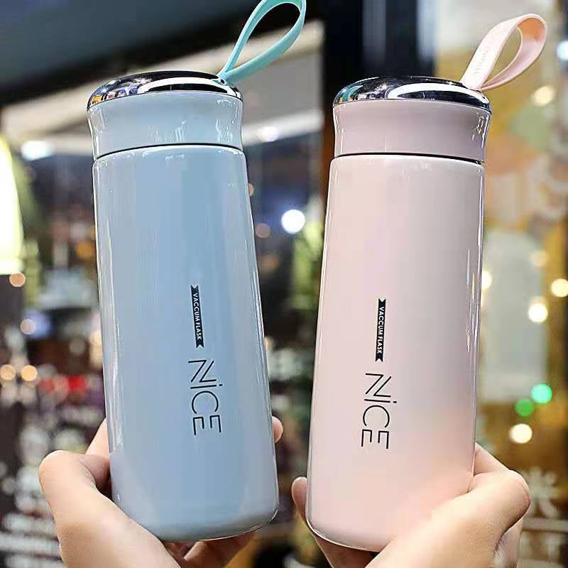 Water Bottles Liquid Storage Leak Proof Caps Perfect For Travel and Storing Beverages, Juice, Smoothies and Tea 450ml Multicolor