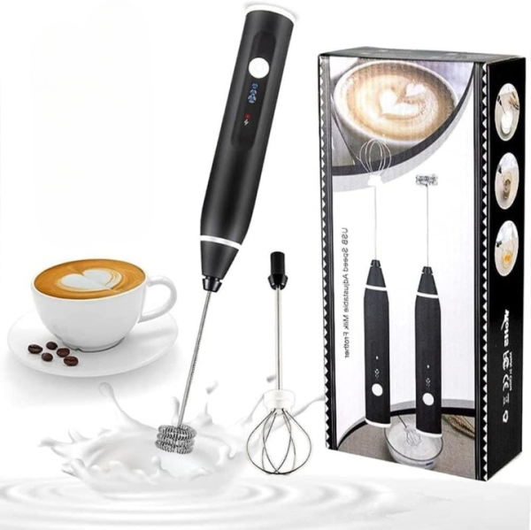 Rechargeable Electric Coffee Mixer