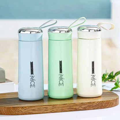 Water Bottles Liquid Storage Leak Proof Caps Perfect For Travel and Storing Beverages, Juice, Smoothies and Tea 450ml Multicolor